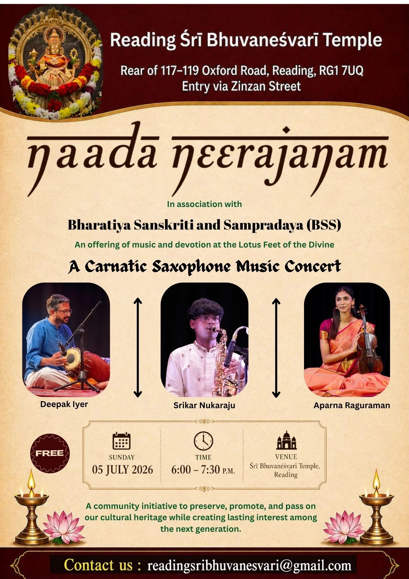 Naada Neerajanam - Saxophone Music Concert